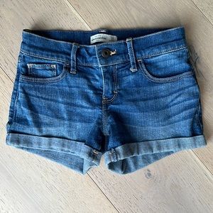 Abercrombie kids denim shorts